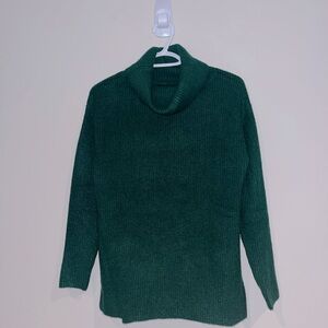RW&CO Green Cowl Neck Sweater
